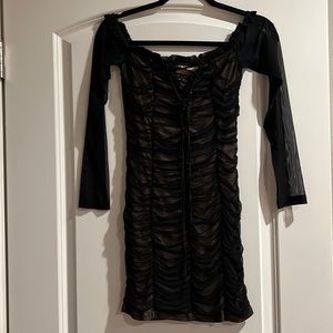 Fashion Nova ruched dress.